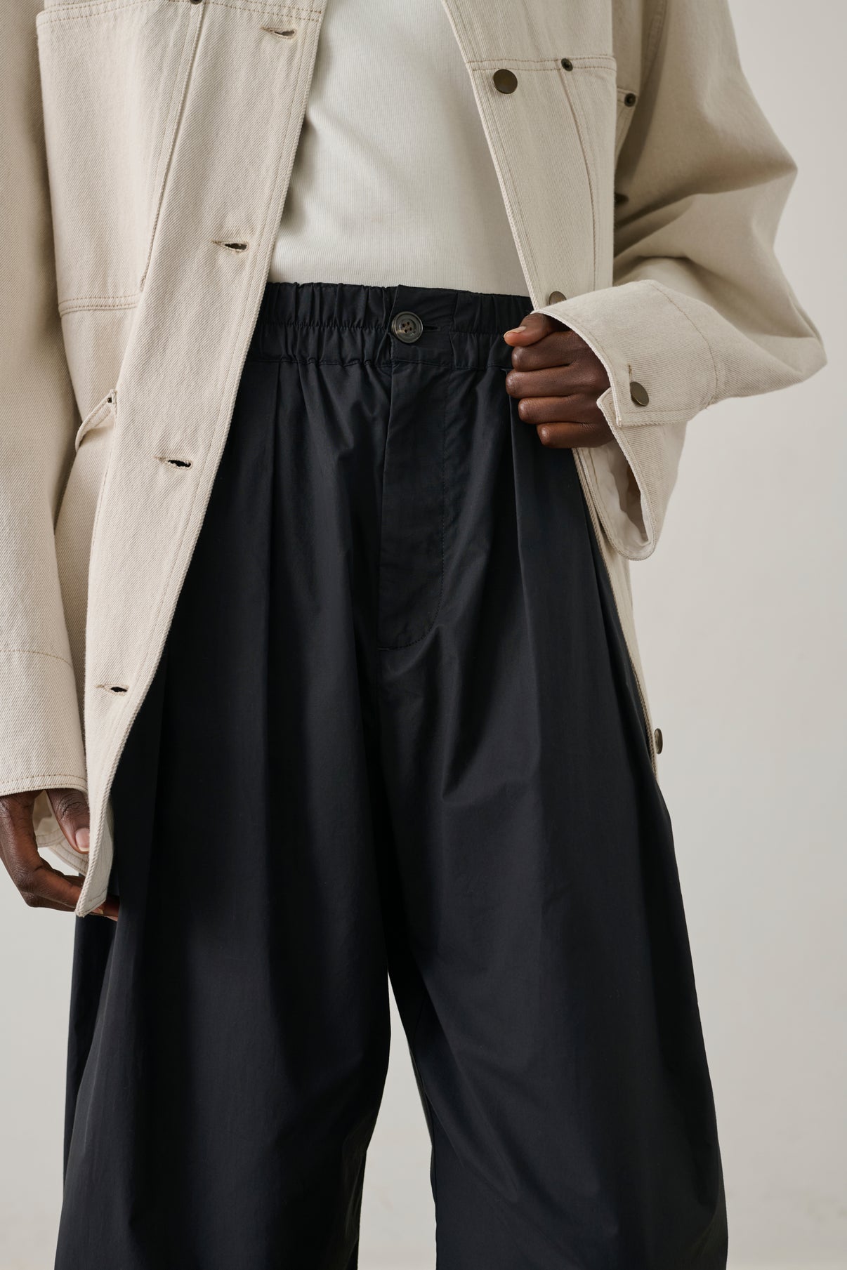 Pantalon Vernon - Noir - Coton - Femme vue 4