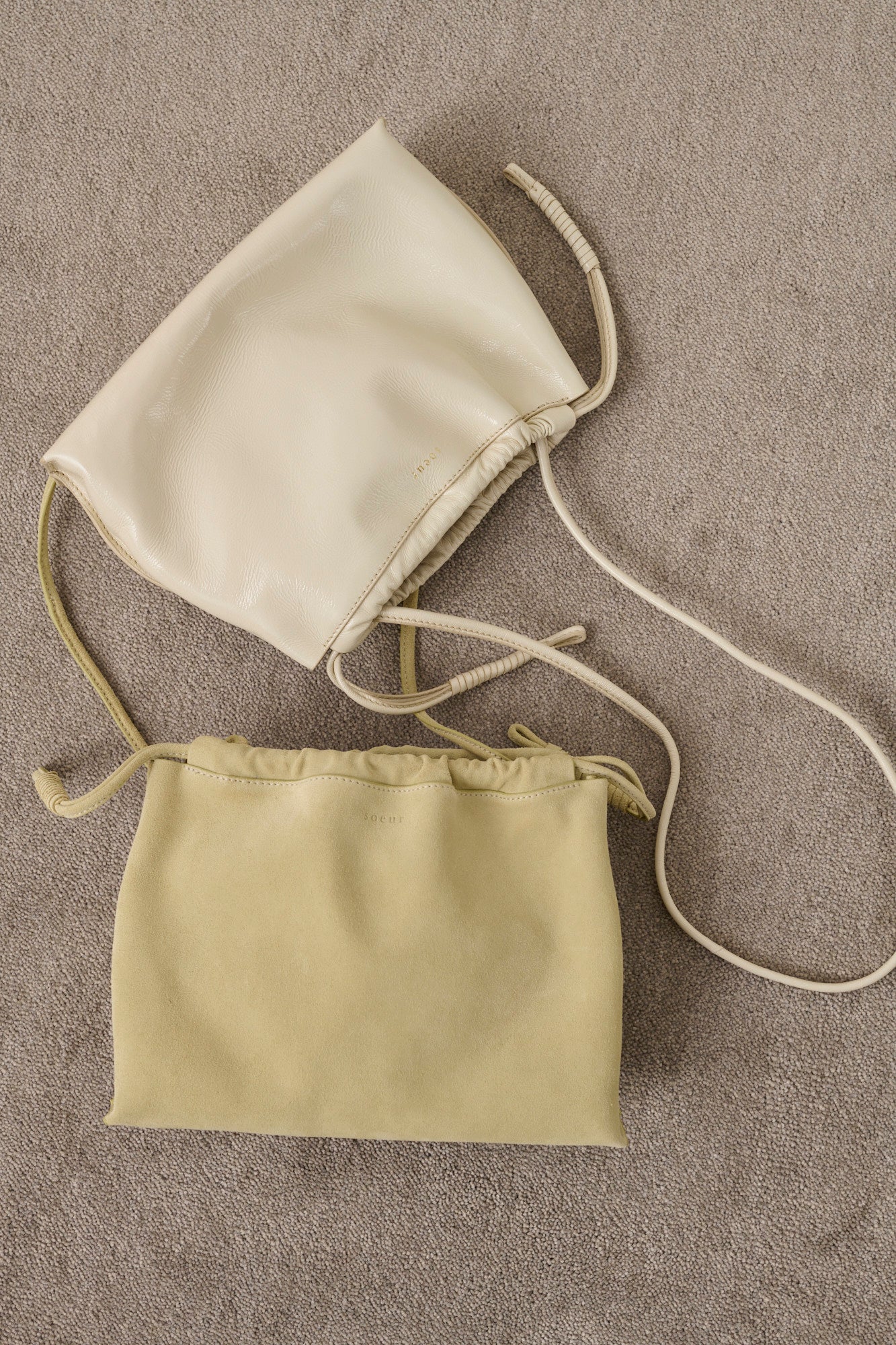 Sac Suzette - Sable - Cuir - Femme