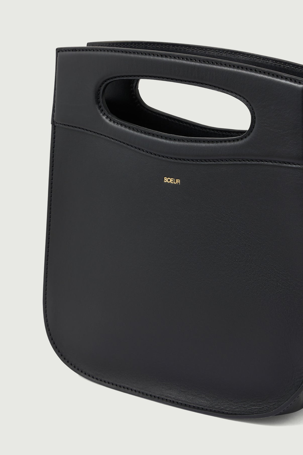 Bolso Cheri - Negro - Cuero - Mujer vue 5