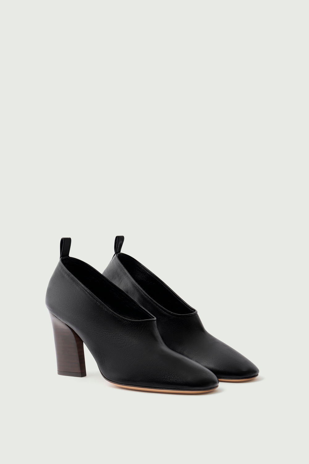 Escarpins Thea - Noir - Cuir - Femme vue 3