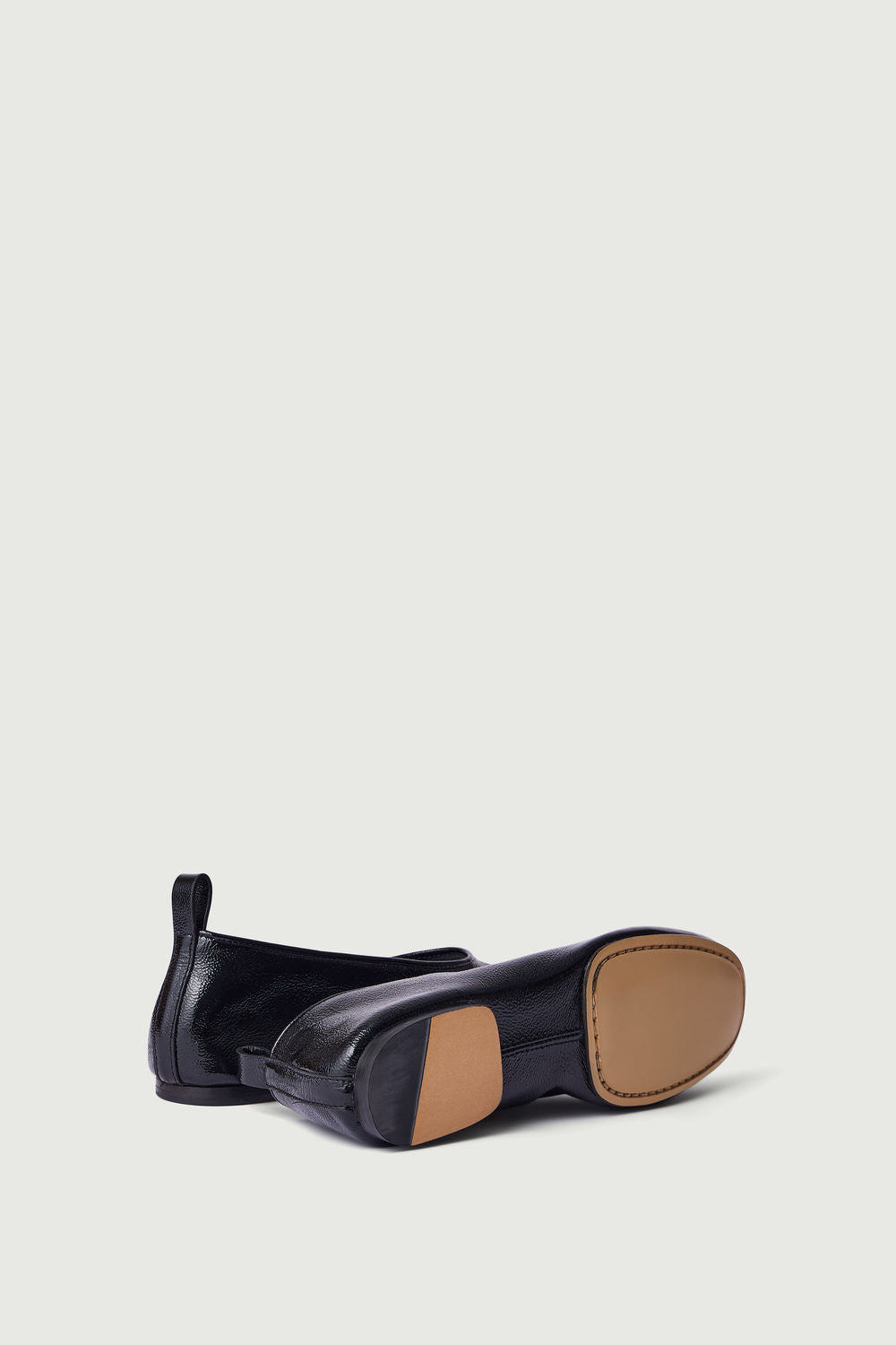 Ballerines Bala - Noir - Cuir - Femme vue 4