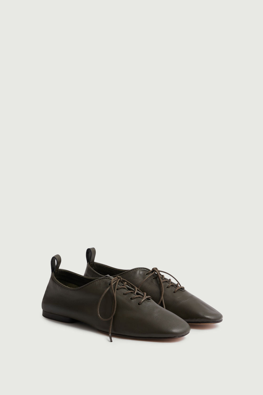 Ballerines Orso - Terre D'Ombre - Cuir - Femme vue 4