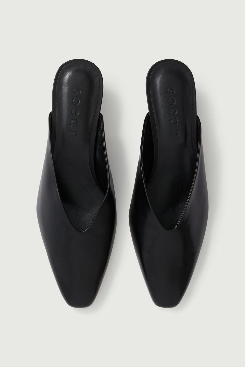 Mules Amalie - Noir - Cuir - Femme