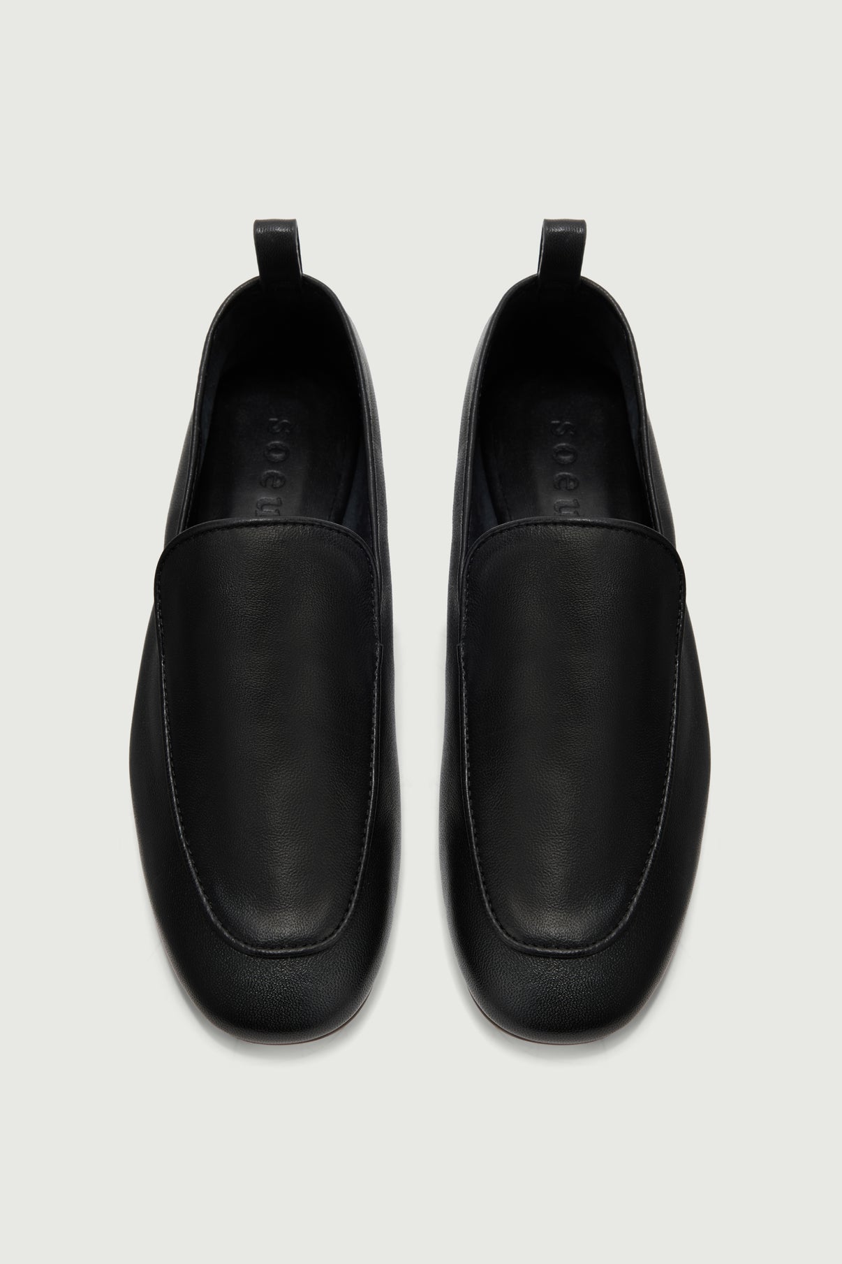 Mocasines Nine - Negro - Cuero - Mujer vue 5