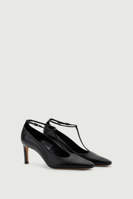 Zapatos de tacón Albie - Negro - Cuero - Mujer