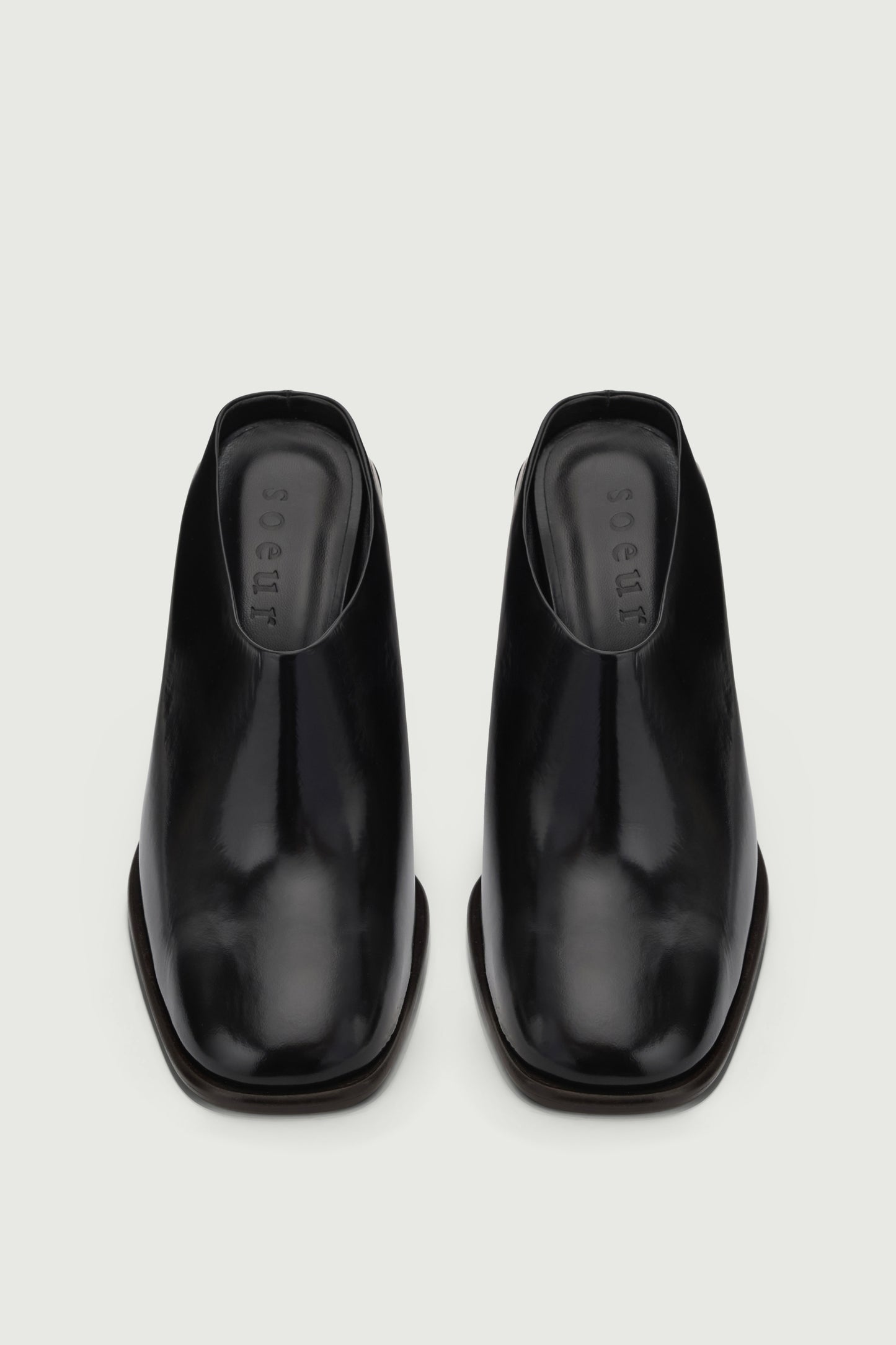 Elba mules - Black - Leather - Women