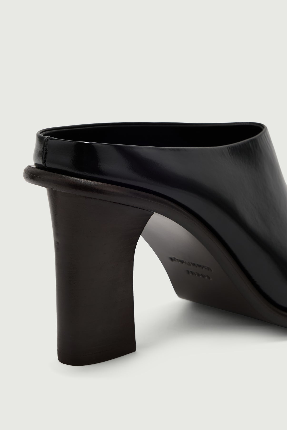 Elba mules - Black - Leather - Women vue 4
