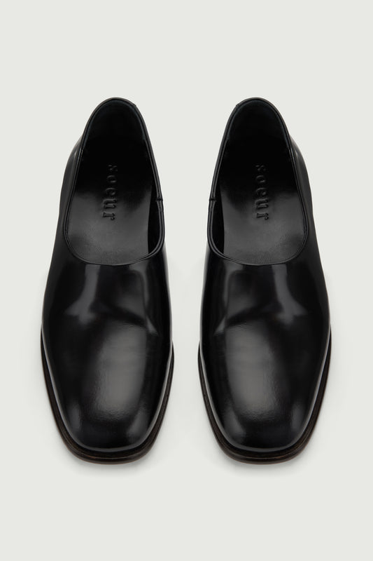Mocasines Salina - Negro - Cuero - Mujer