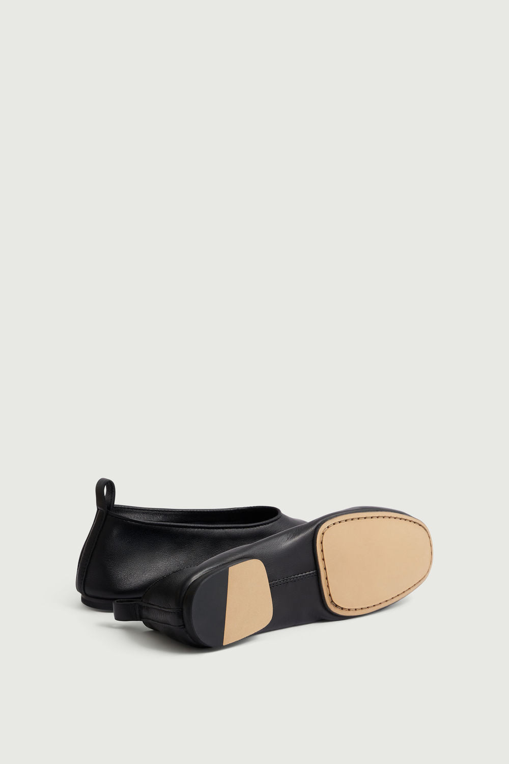 Ballerines Bala - Noir - Cuir - Femme vue 3