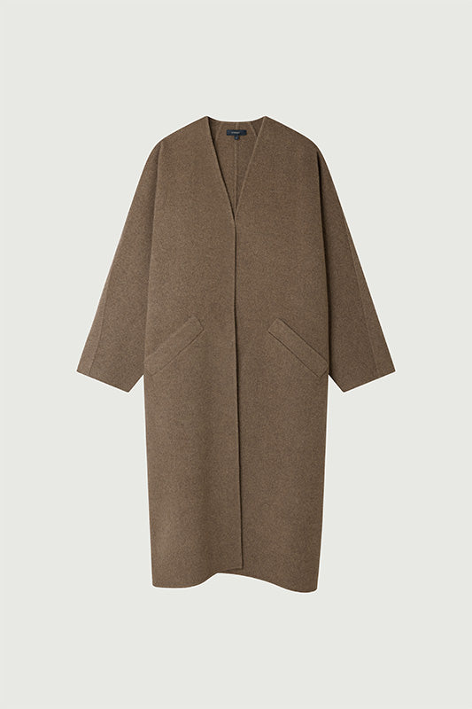Manteau Harrow - Taupe - Double face - Femme