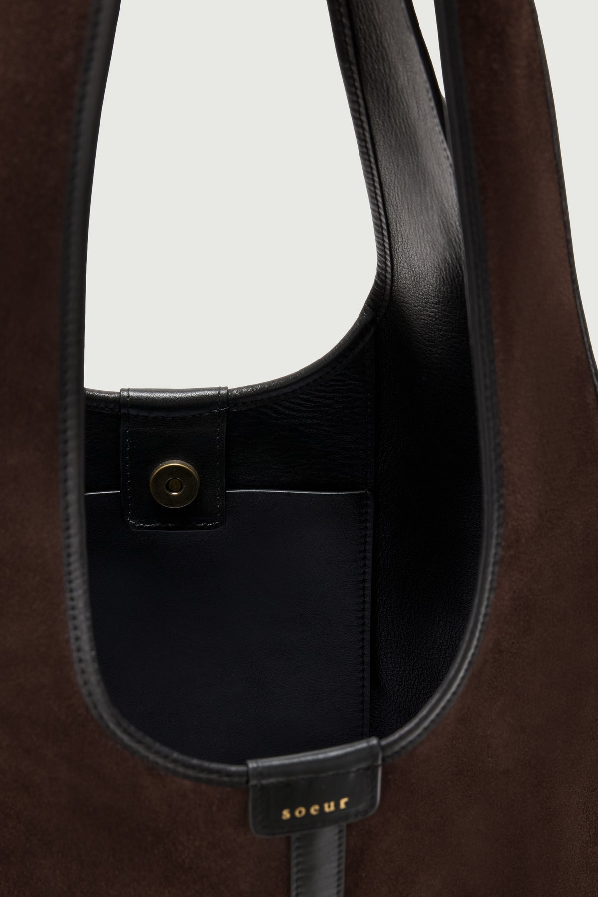 Cabas Douce - Marron Foncé - Cuir - Femme vue 6