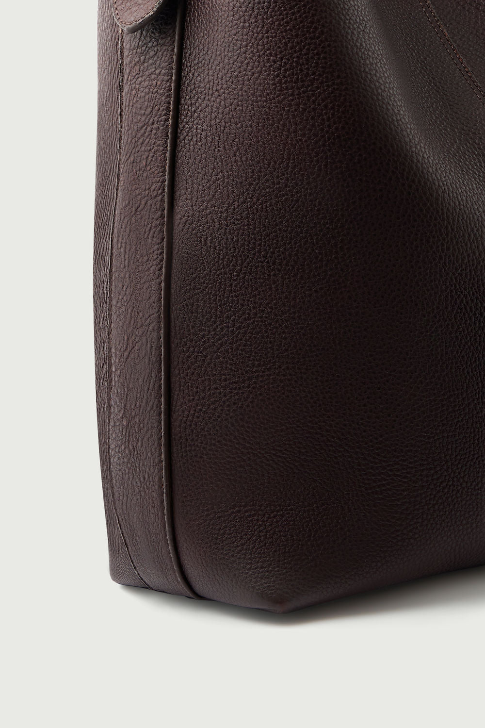 Sac Saudade - Marron Foncé - Cuir - Femme vue 3
