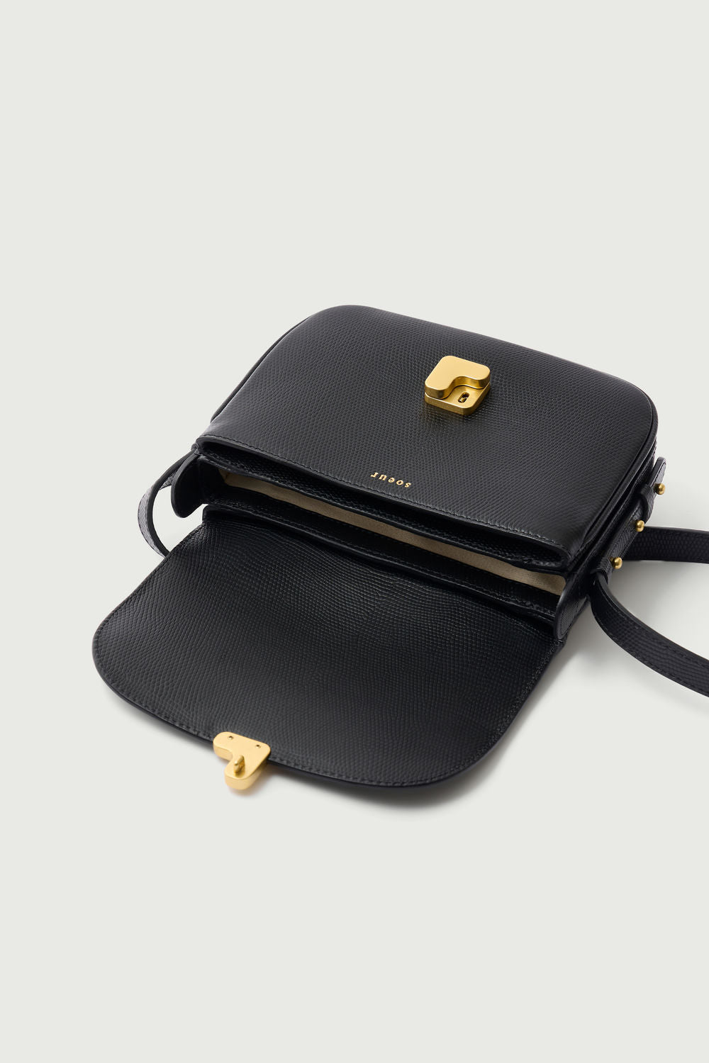 Sac Bellissima Mini - Noir - Cuir - Femme vue 4