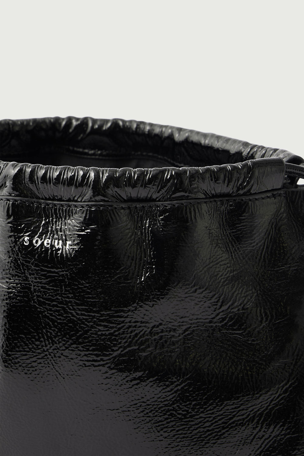 Sac Suzette - Noir - Cuir - Femme vue 4