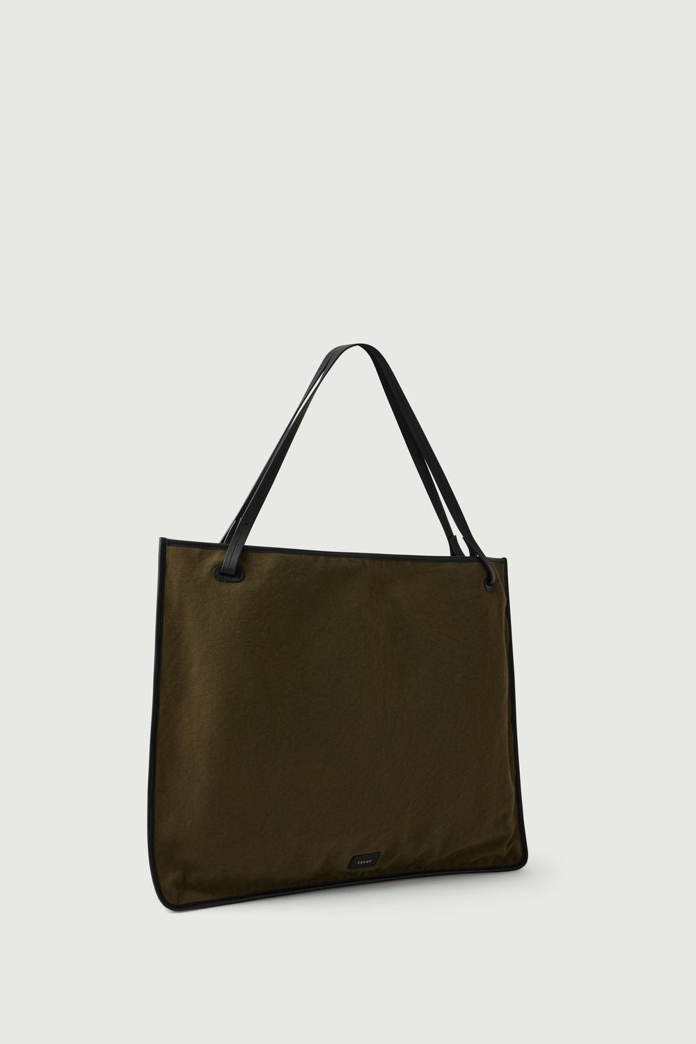 Cabas Darla - Kaki/Noir - Coton - Femme vue 3