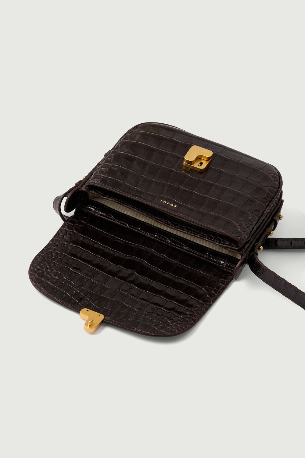 Sac Bellissima Mini - Marron Foncé - Cuir - Femme vue 5
