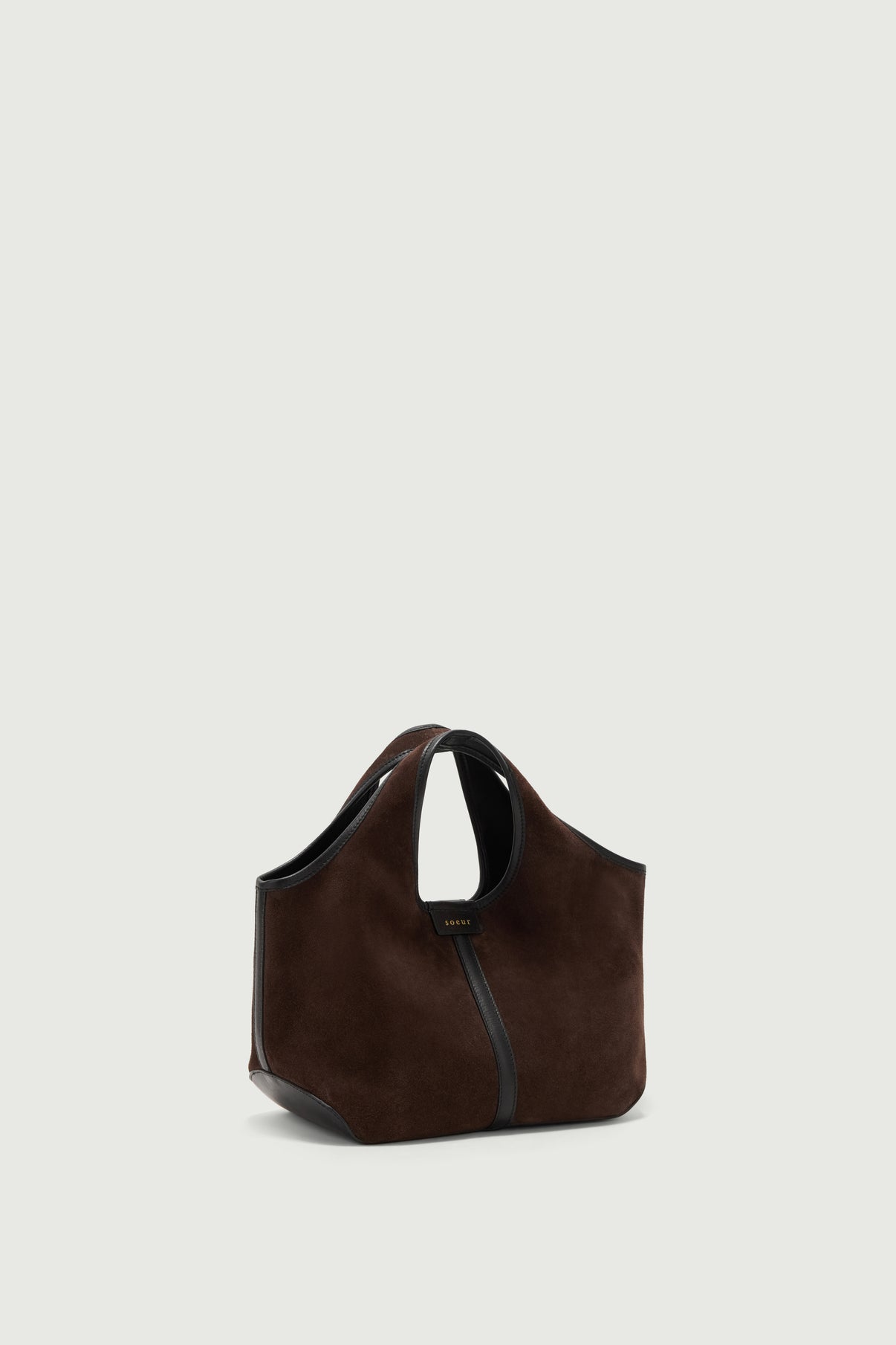 Sac Douce Mini - Marron Foncé - Cuir - Femme vue 3