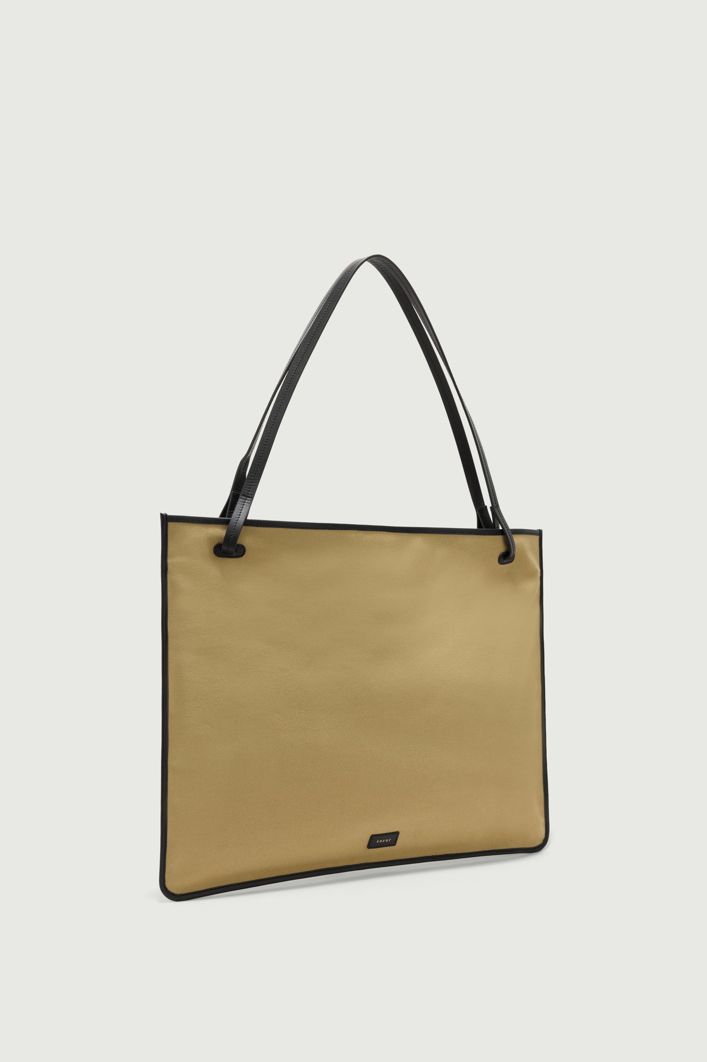Cabas Darla - Beige/Noir - Coton - Femme