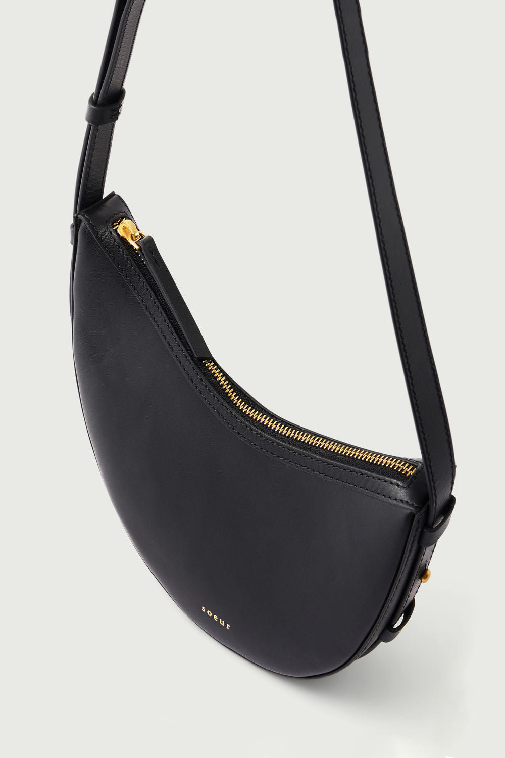 Sac Wino Mini - Noir - Cuir - Femme vue 3