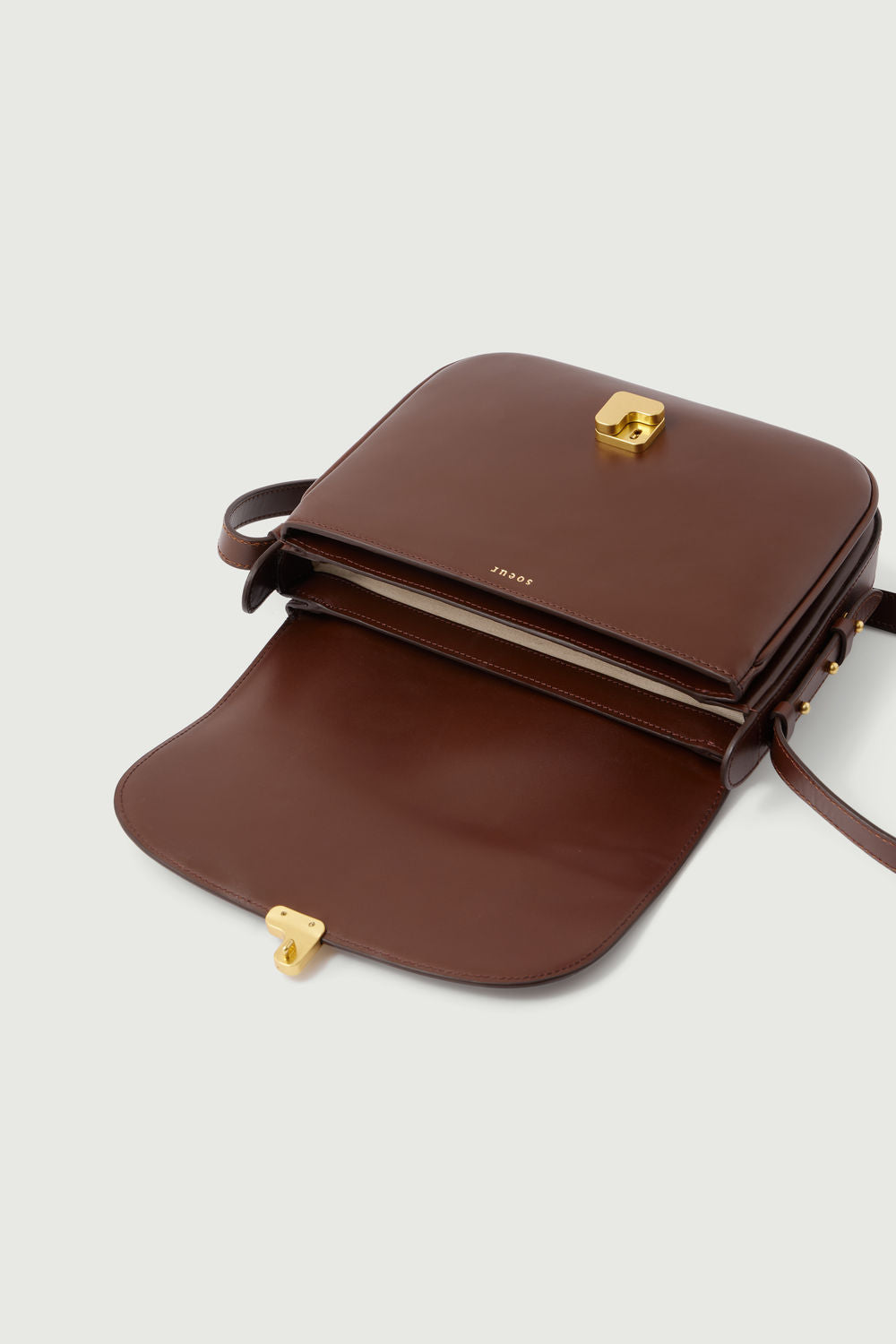 Sac Bellissima Maxi - Moka - Cuir - Femme vue 4