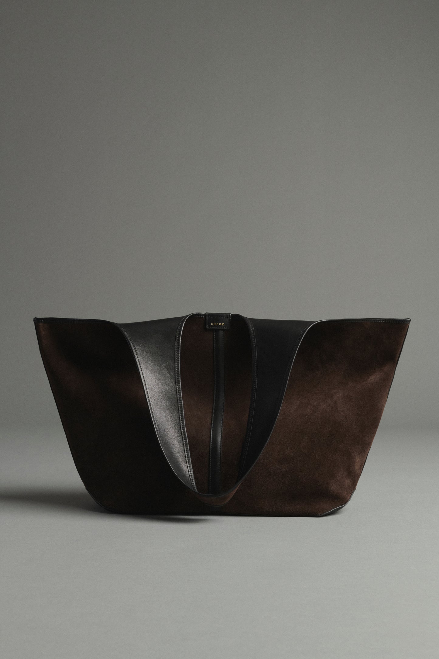 Cabas Douce - Marron Foncé - Cuir - Femme